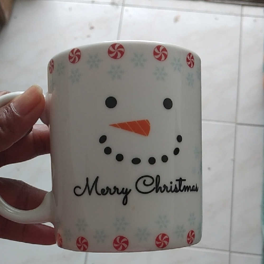 Festive Snowman Christmas Mug